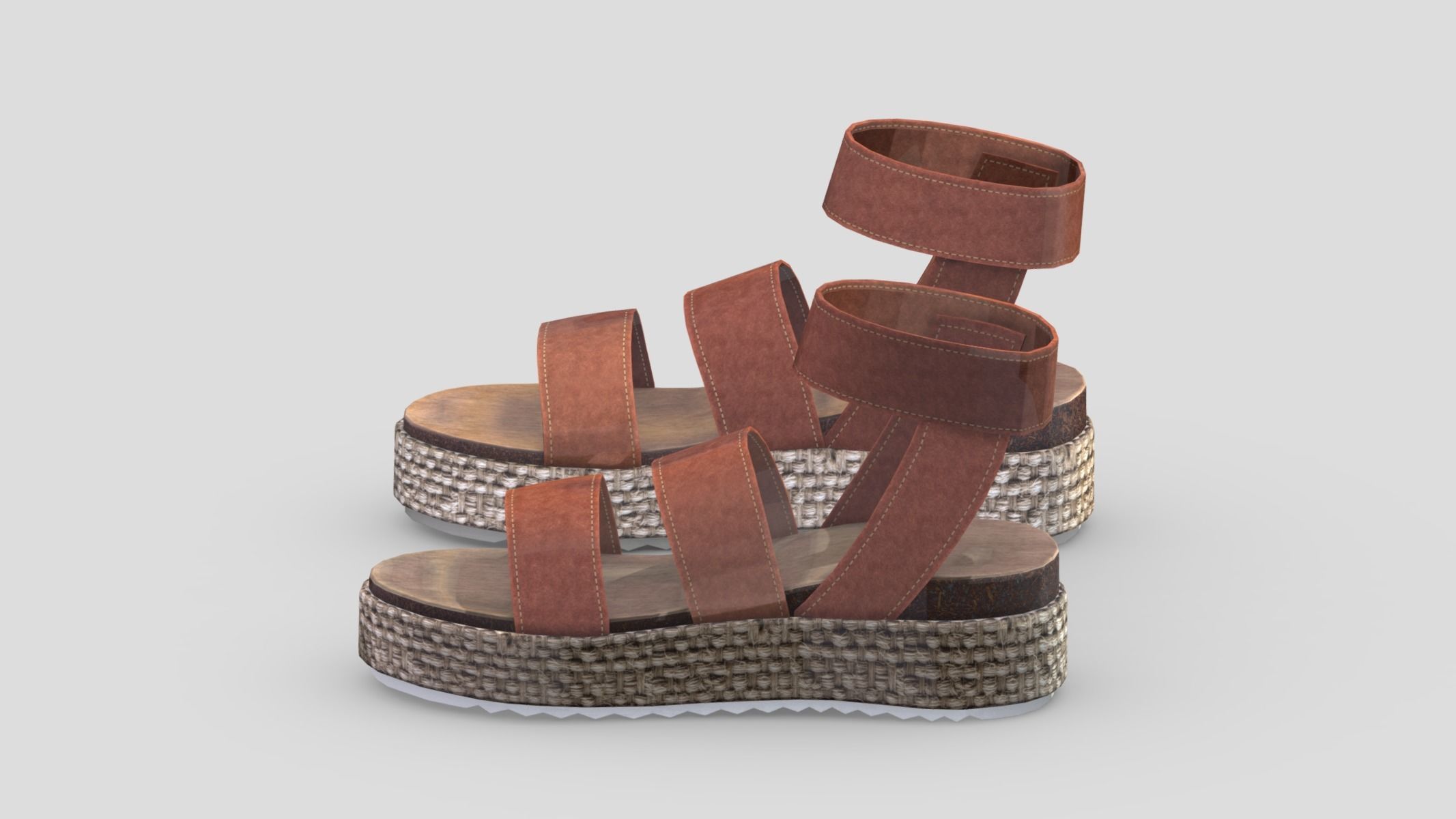 Palatform Low Poly Low-poly 3D model_4