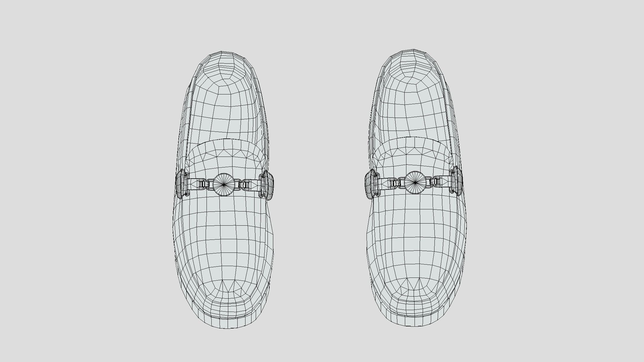 Penny Loafers Low Poly Low-poly 3D model_9