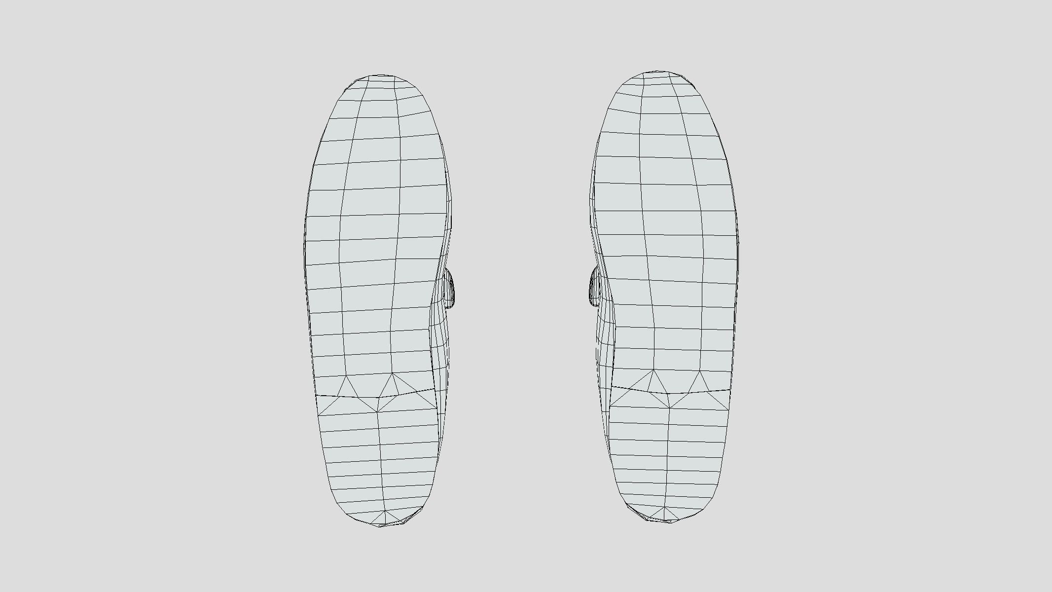 Penny Loafers Low Poly Low-poly 3D model_11