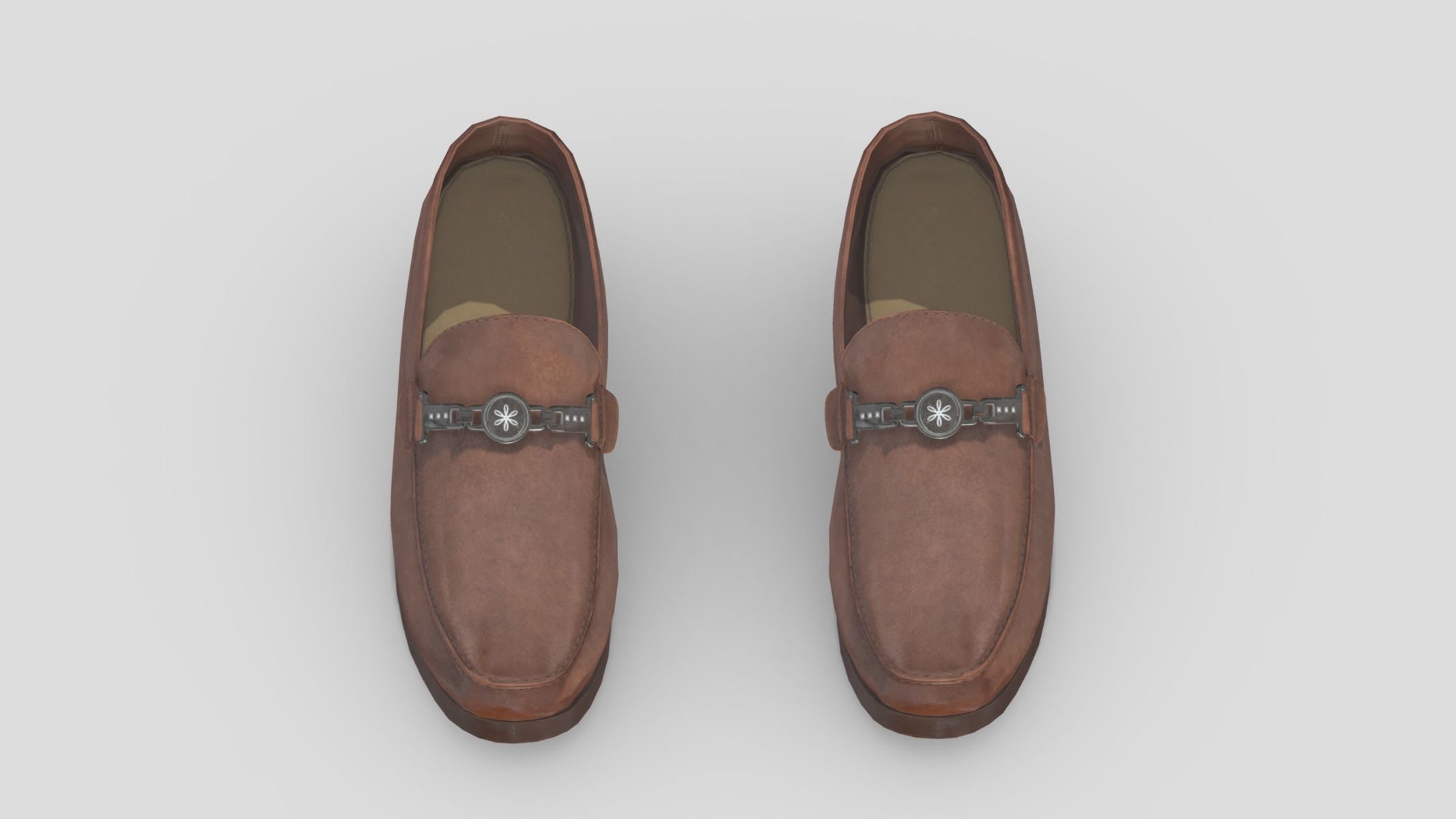Penny Loafers Low Poly Low-poly 3D model_8