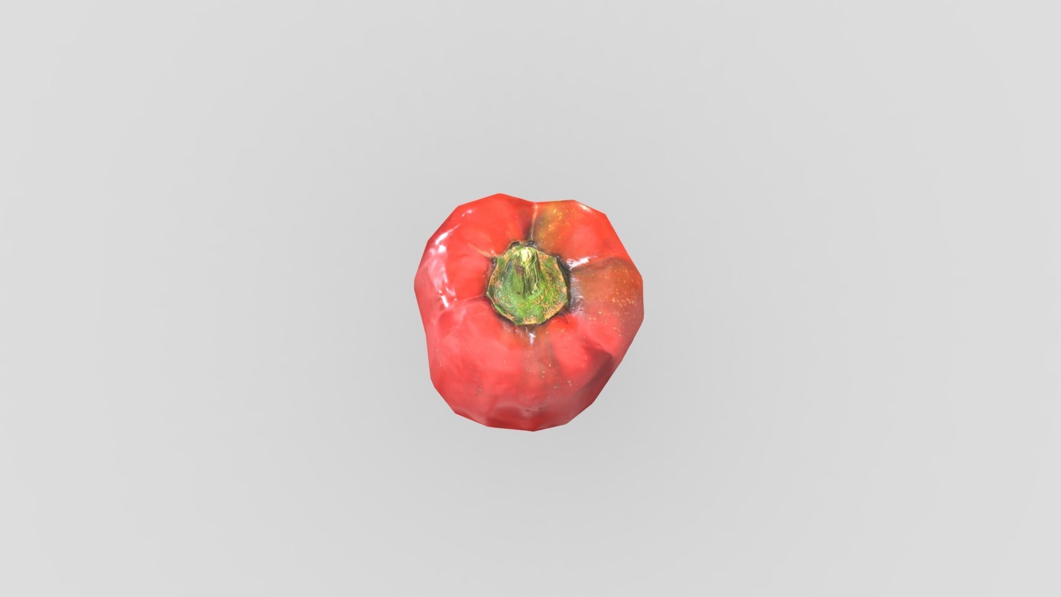 Peppers Low Poly Low-poly 3D model_8