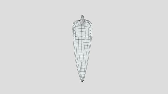 Peppers Low Poly Low-poly 3D model 4
