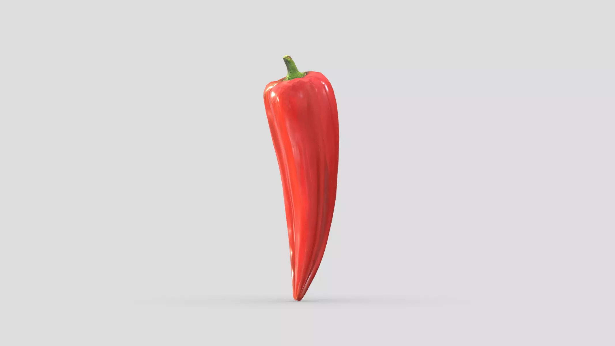 Peppers Low Poly Low-poly 3D model_0