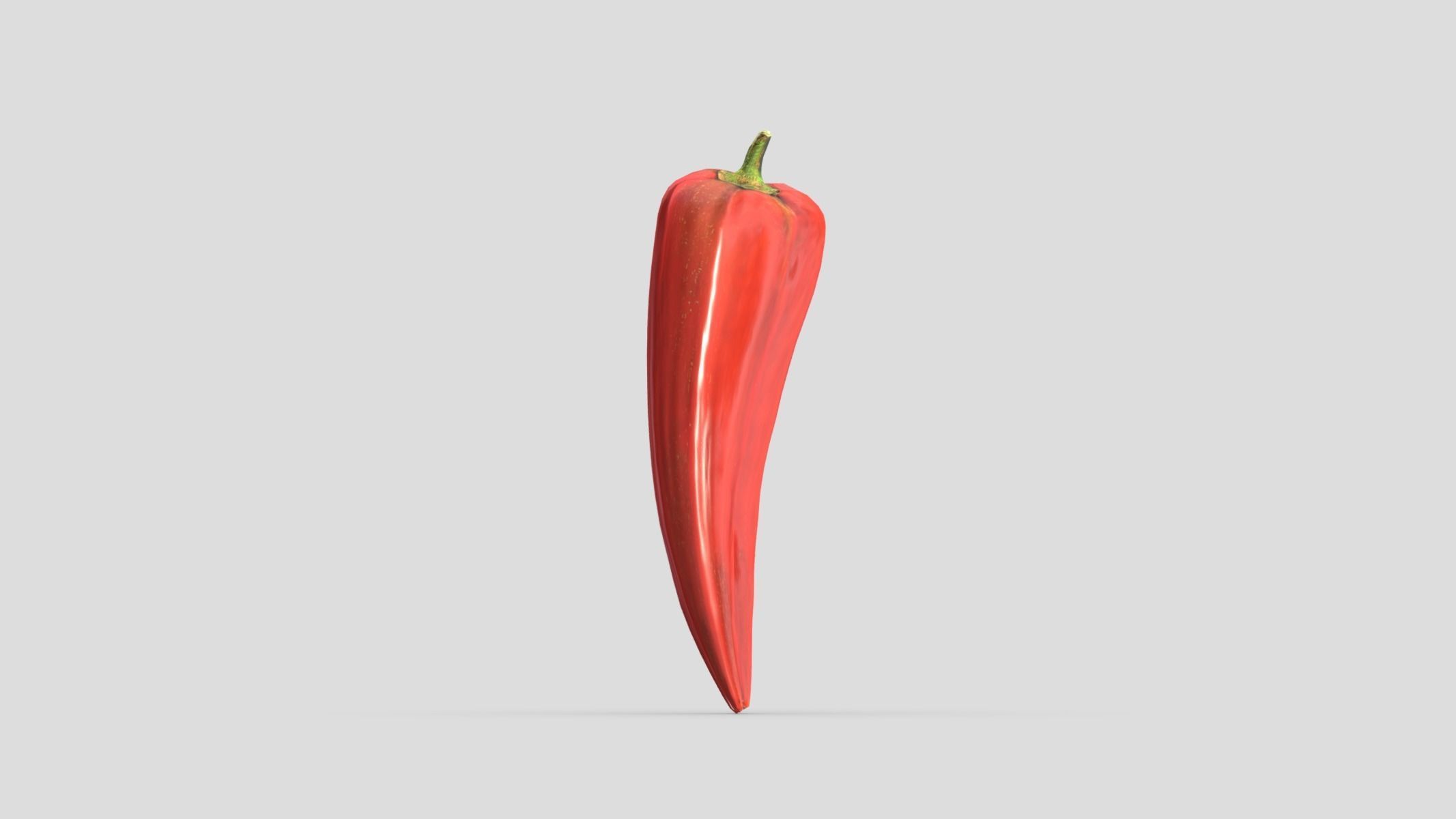 Peppers Low Poly Low-poly 3D model_4