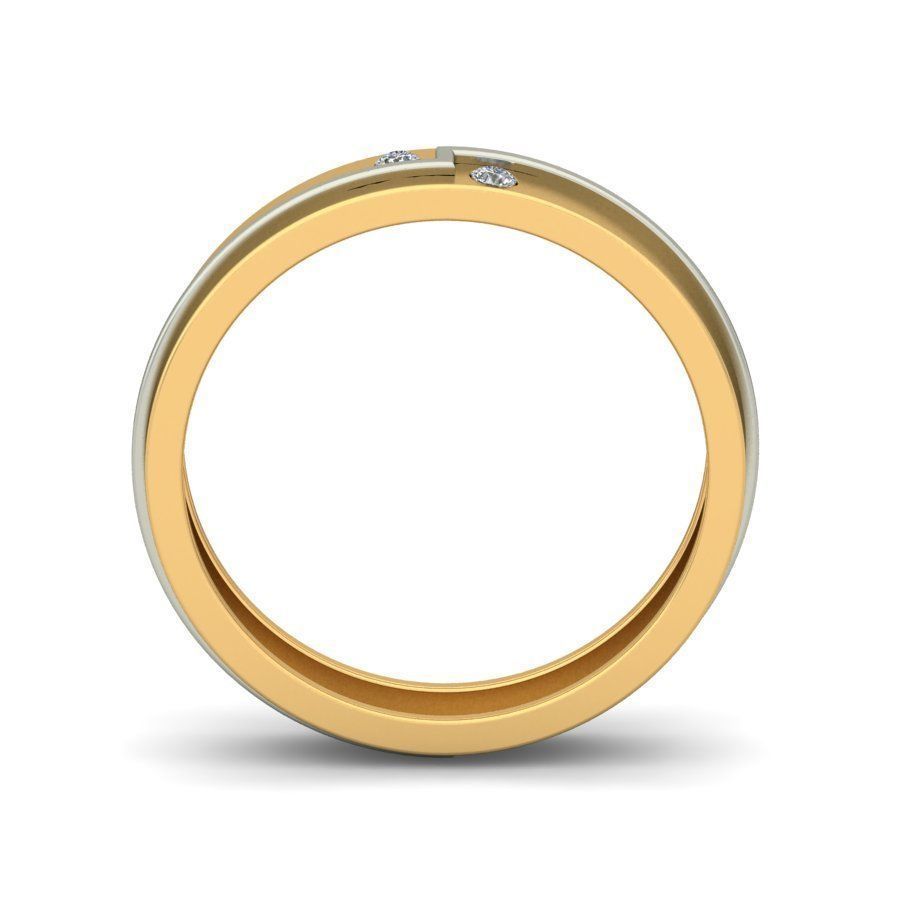 Classic Gold Ring Design for Men 3D print model_2