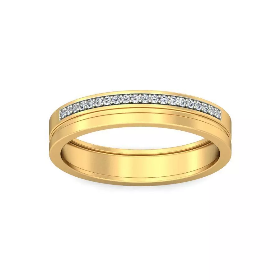 Elegant Bridal Women Wedding Ring 3D print model_0
