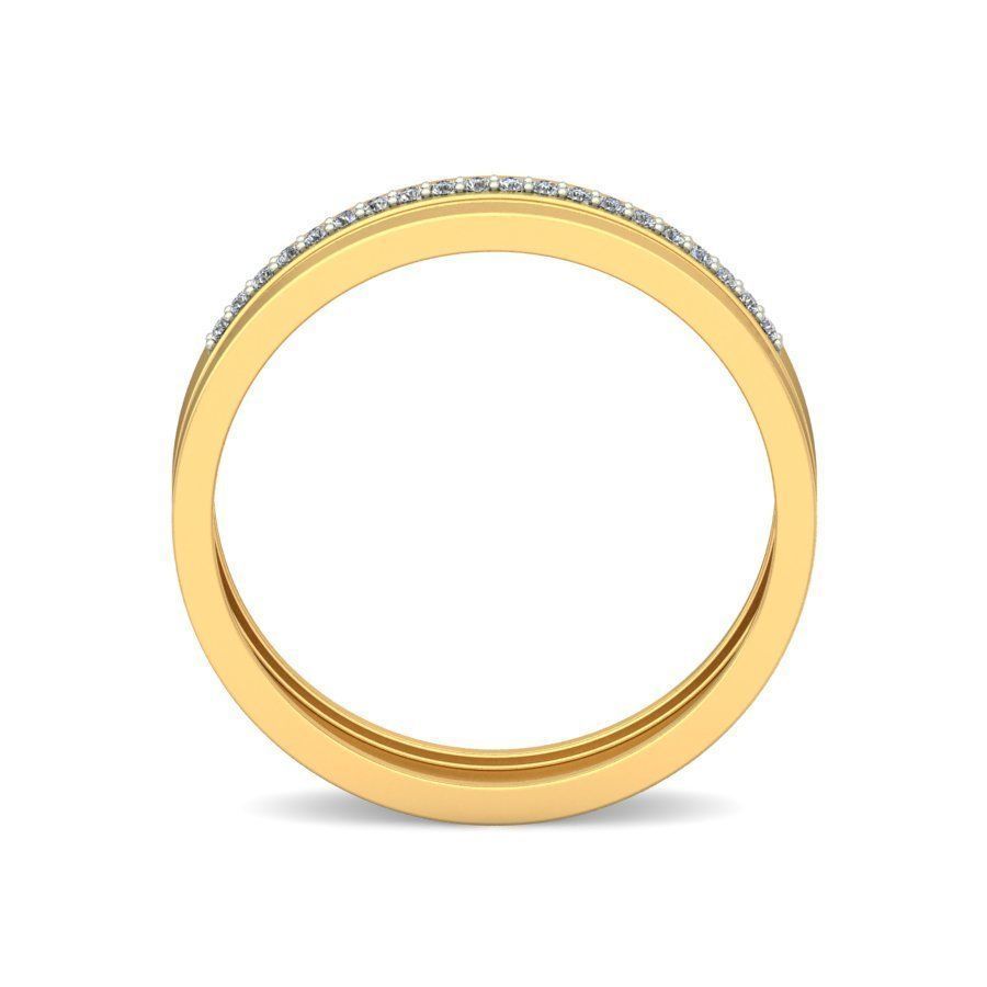 Elegant Bridal Women Wedding Ring 3D print model_2