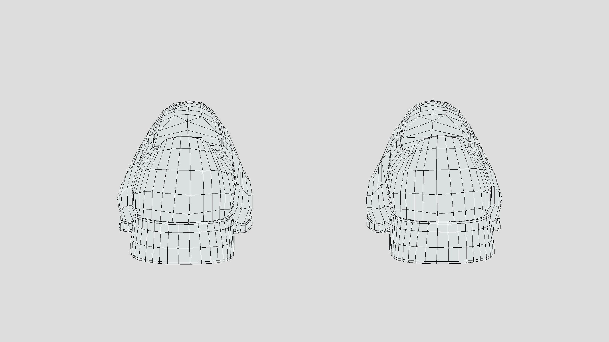 Plain Toe Bluchers Low Poly Low-poly 3D model_7