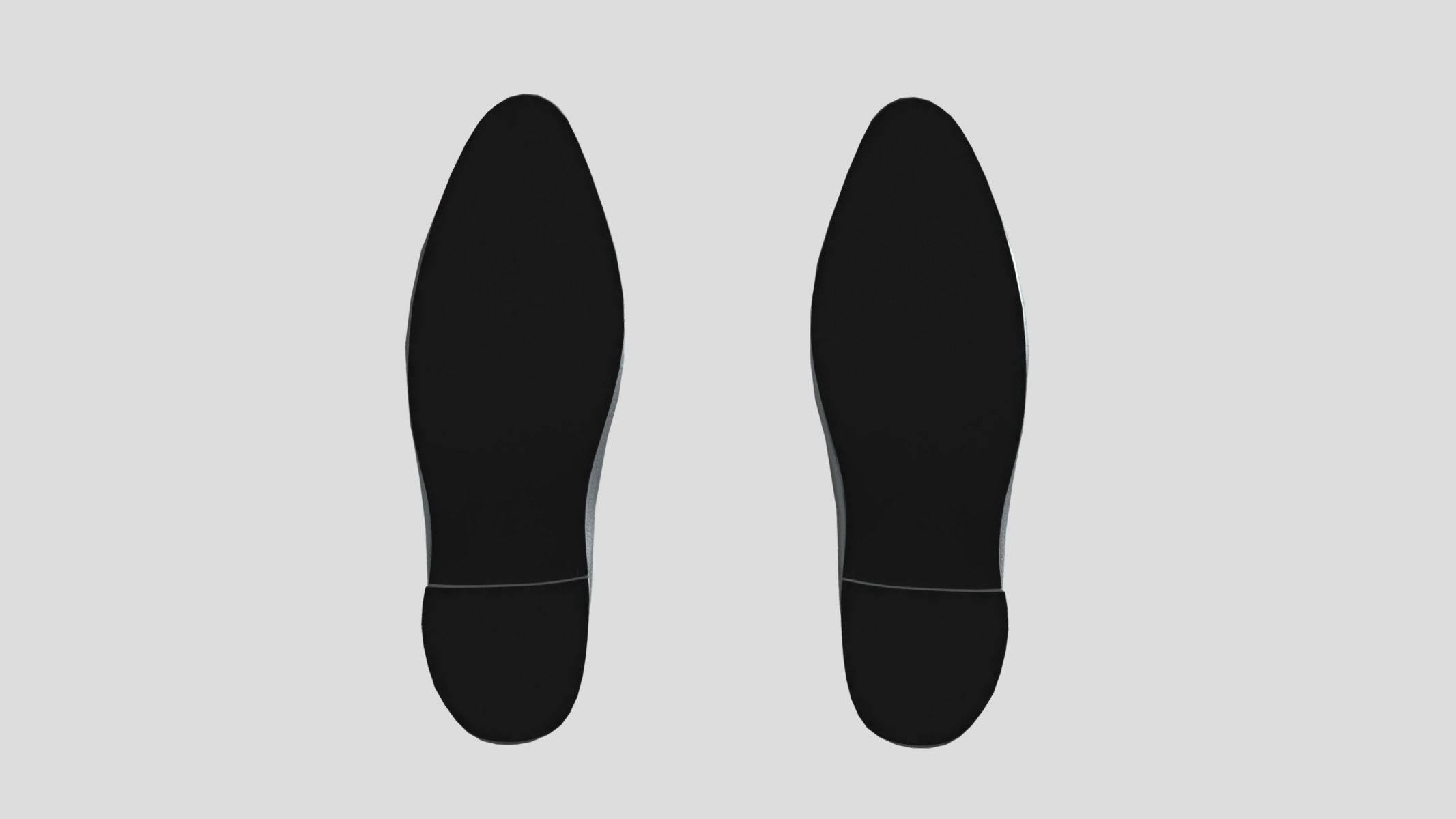 Plain Toe Bluchers Low Poly Low-poly 3D model_10