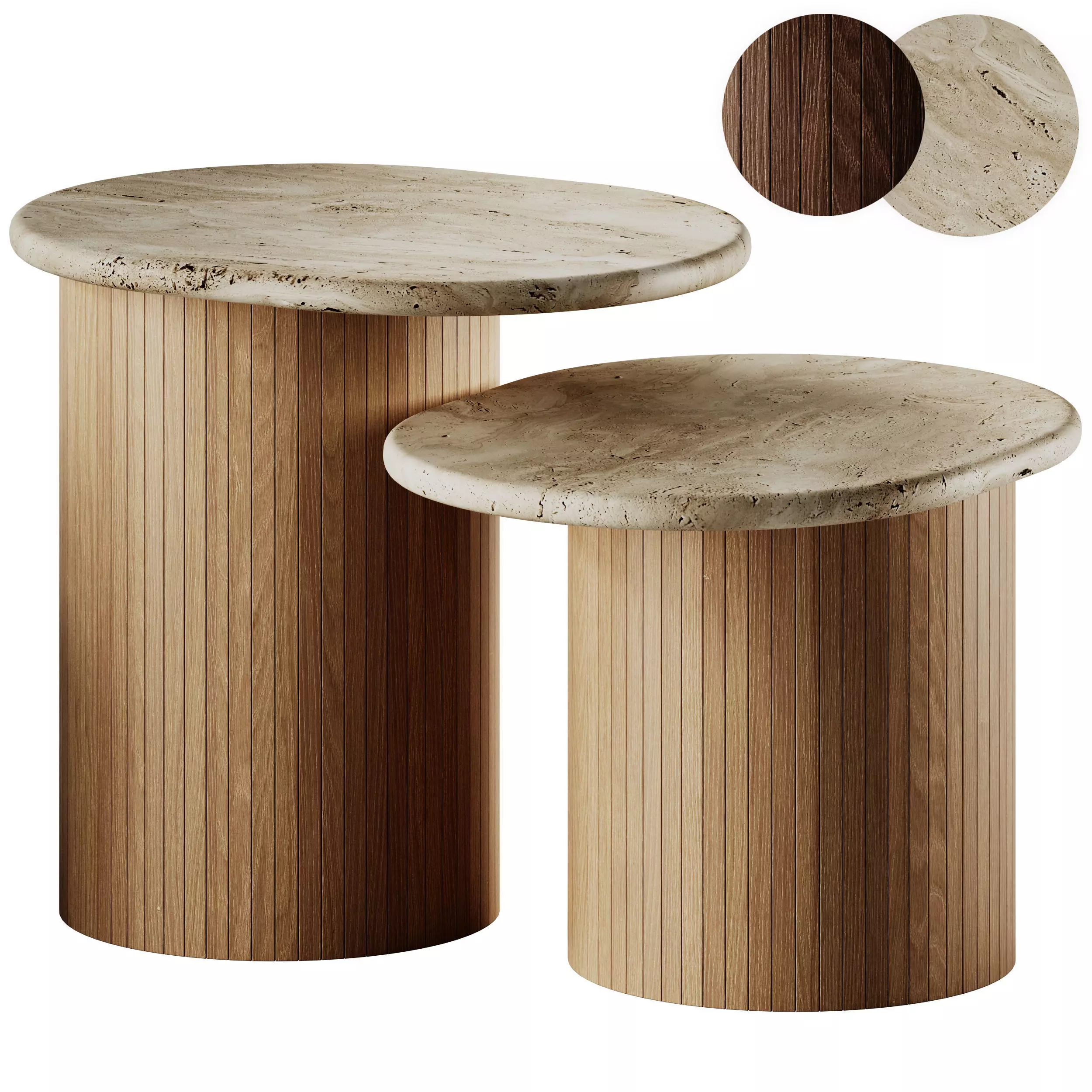 Morelato Bitta Coffee Tables 3D model_0