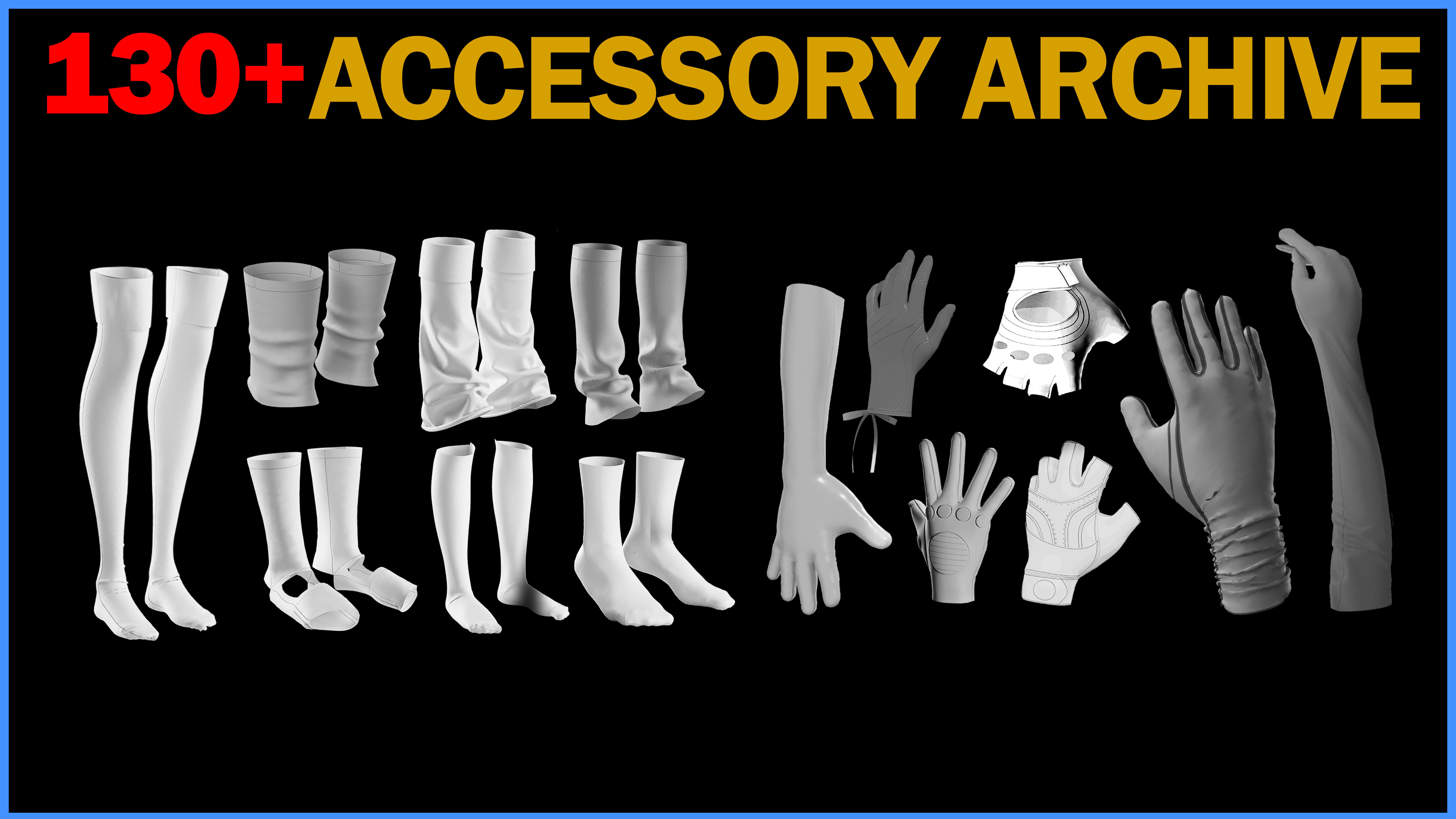 130 ACCESSORY ARCHIVE WITH 70 DISCOUNT Low-poly 3D model_5