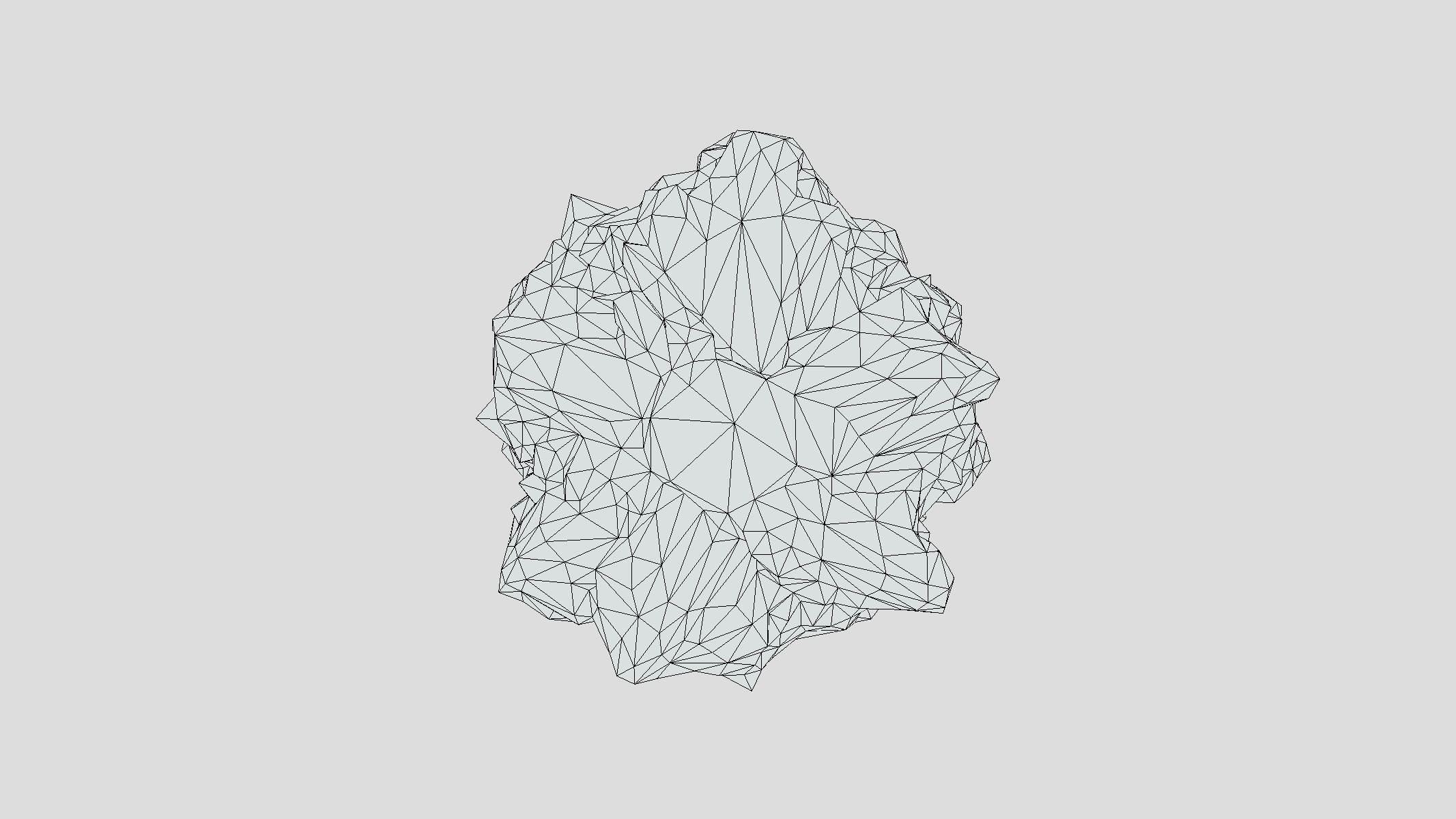 Romanesco Low Poly Low-poly 3D model_11