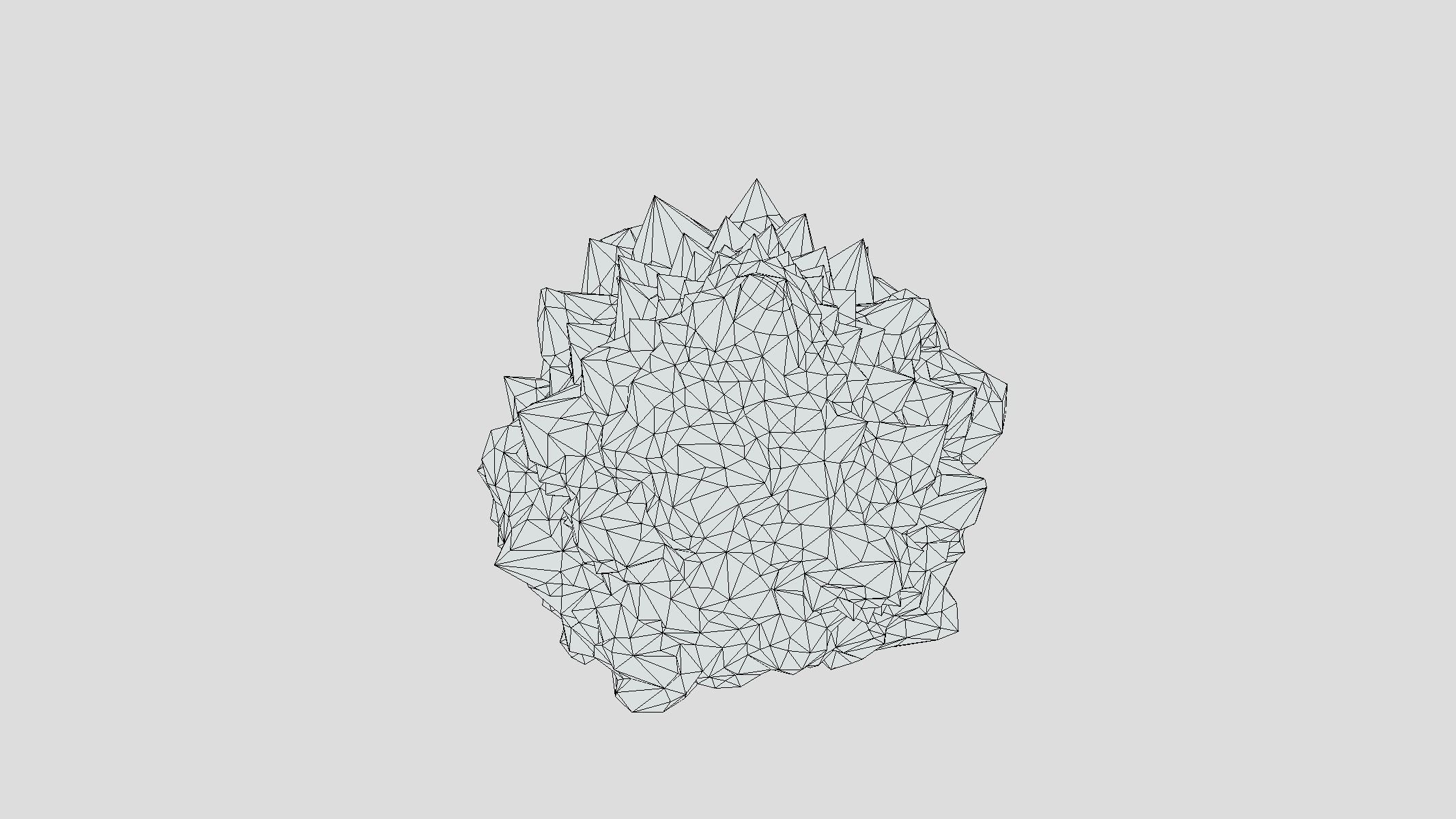 Romanesco Low Poly Low-poly 3D model_9