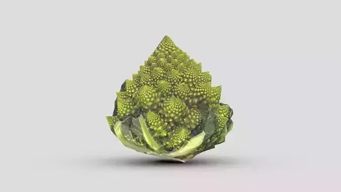 Romanesco Low Poly Low-poly 3D model