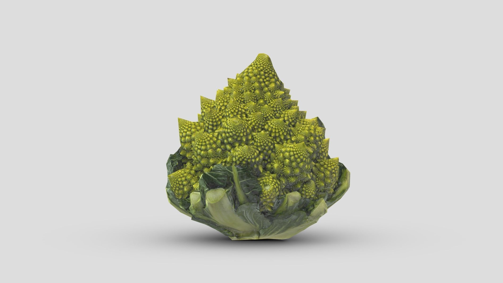 Romanesco Low Poly Low-poly 3D model_6