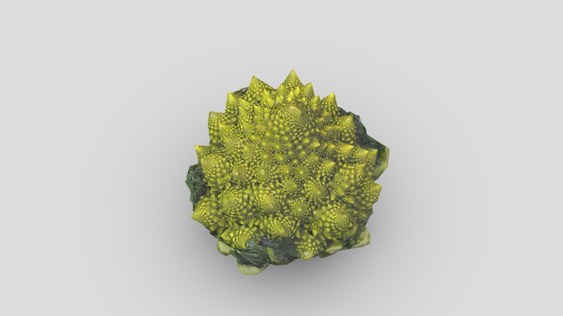 Romanesco Low Poly Low-poly 3D model_8