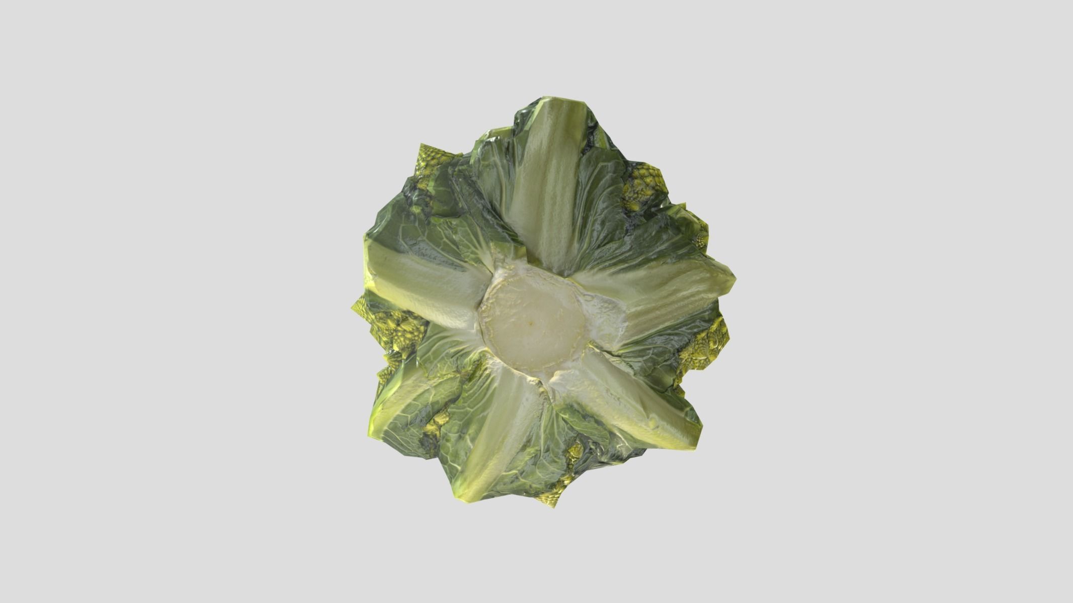 Romanesco Low Poly Low-poly 3D model_10