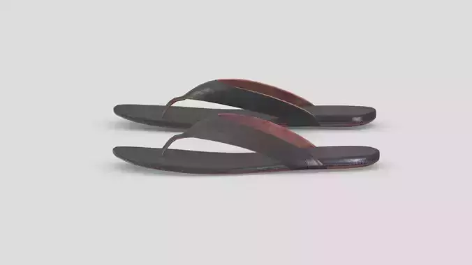 Sandals Low Poly Low-poly 3D model Sandals Low Poly Low-poly 3D model