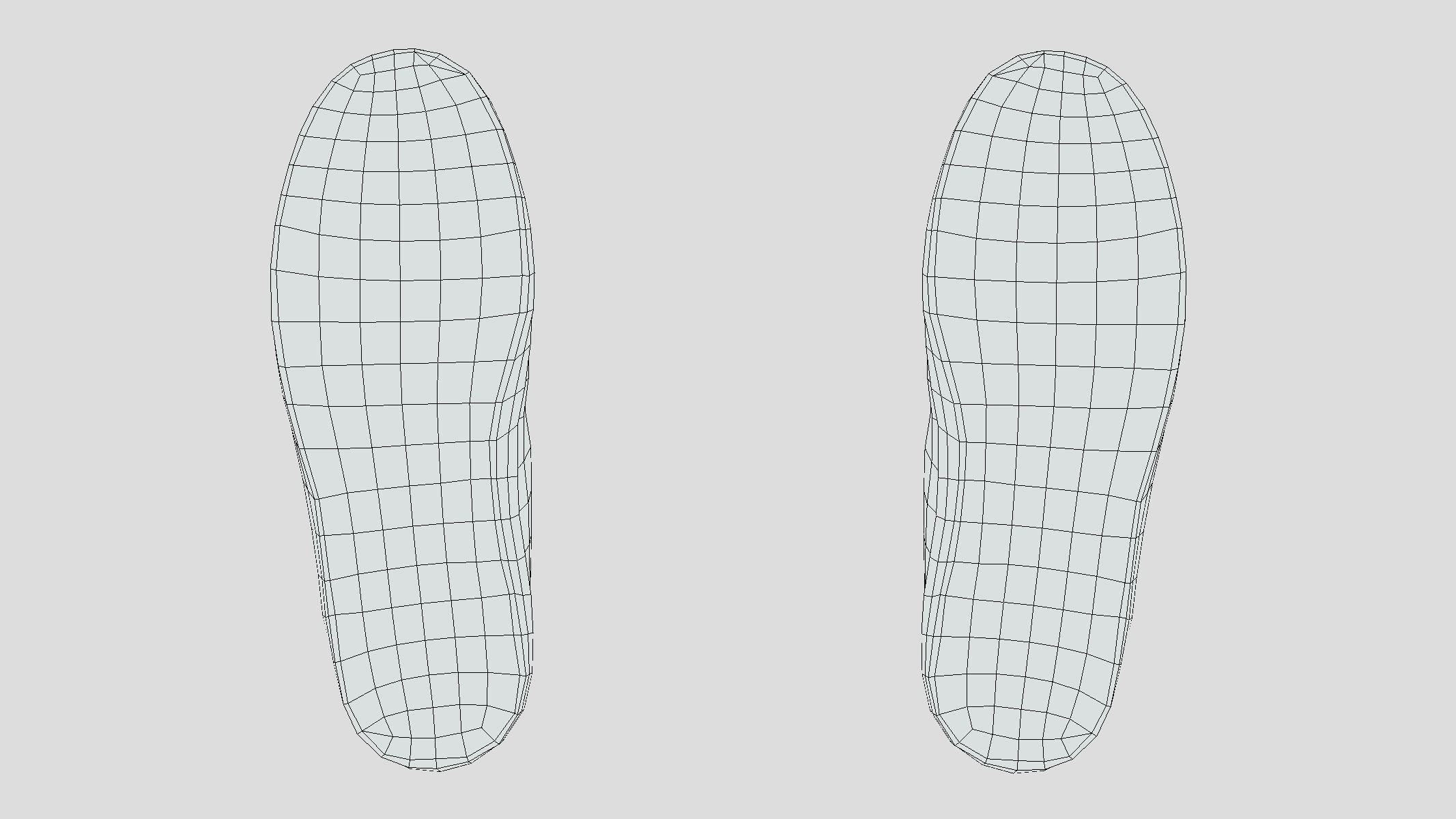 Sneakers 2 Low Poly Low-poly 3D model_11