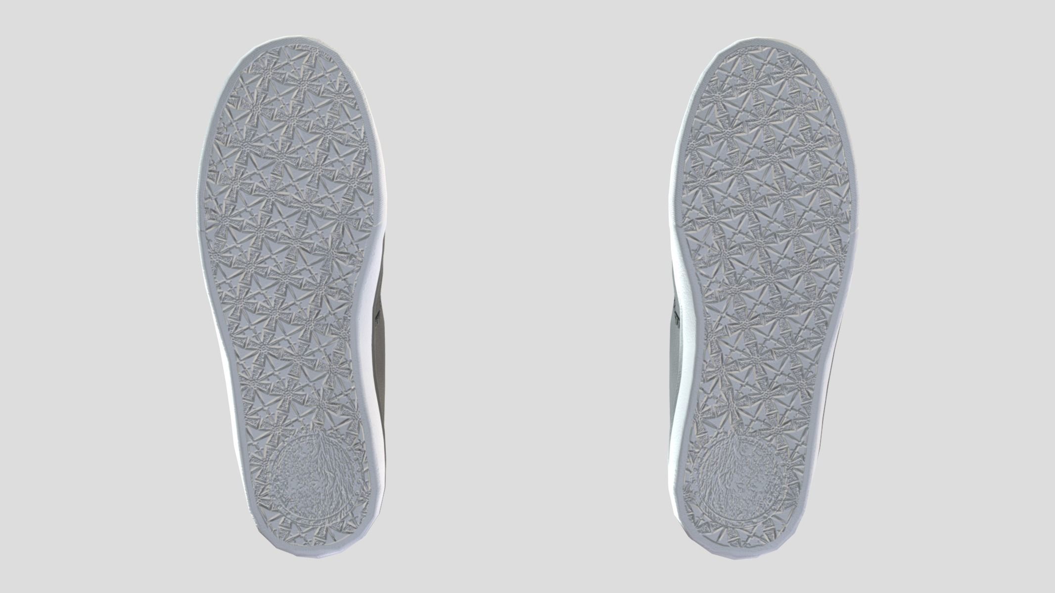 Sneakers 2 Low Poly Low-poly 3D model_10