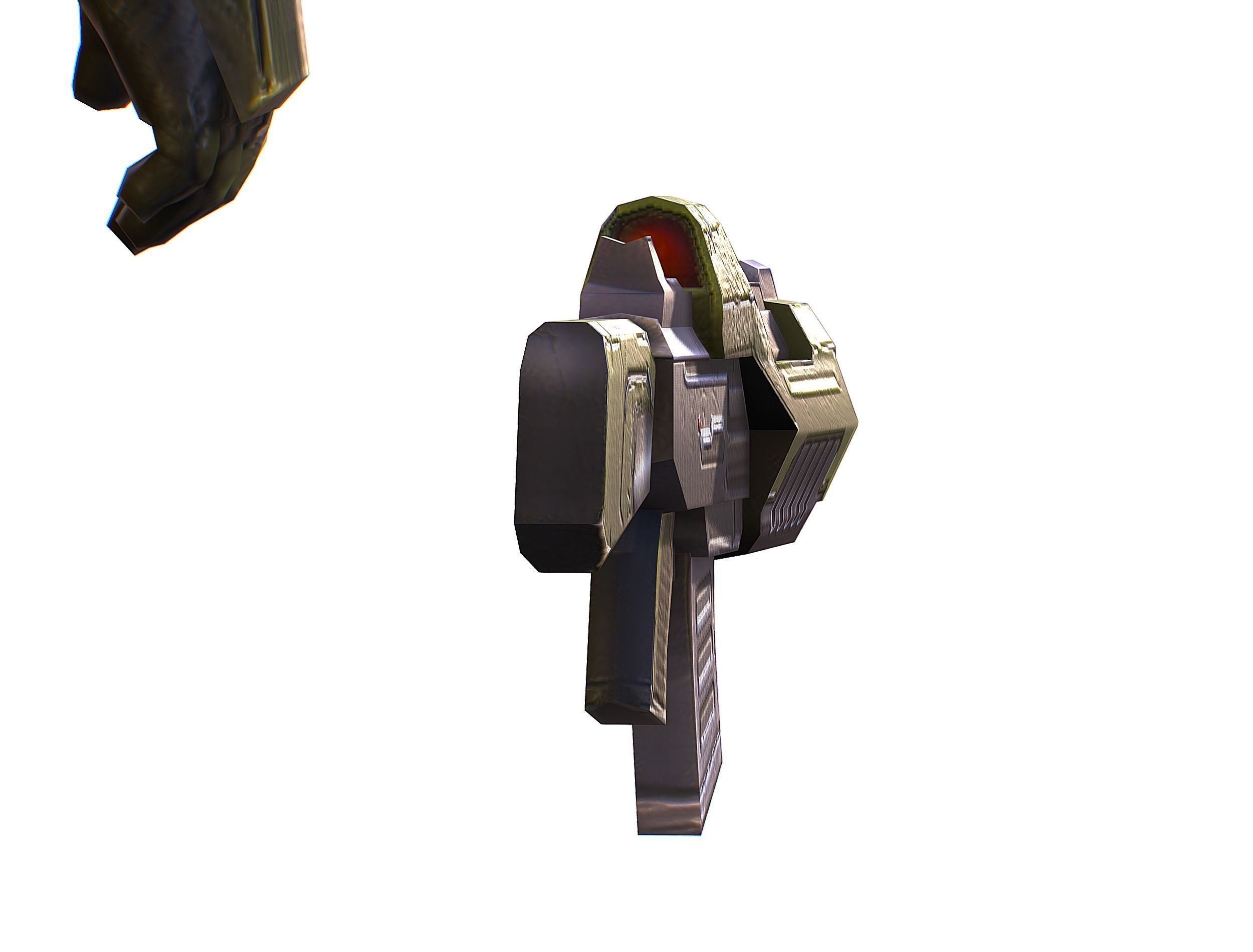 Sci-Fi Man Cyborg male Drone Trooper Soldier Low-poly 3D model_40