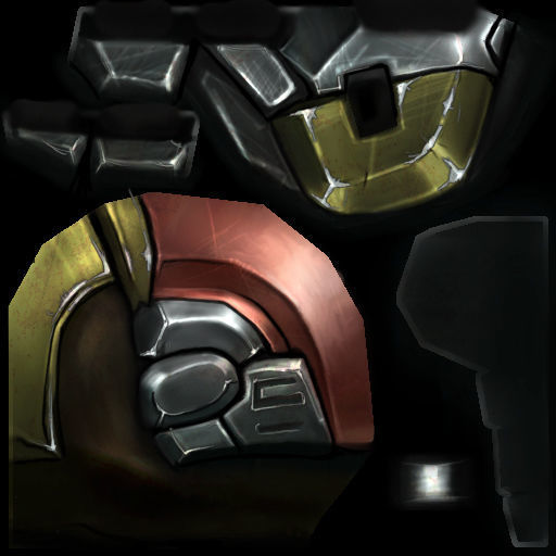 Sci-Fi Man Cyborg male Drone Trooper Soldier Low-poly 3D model_60