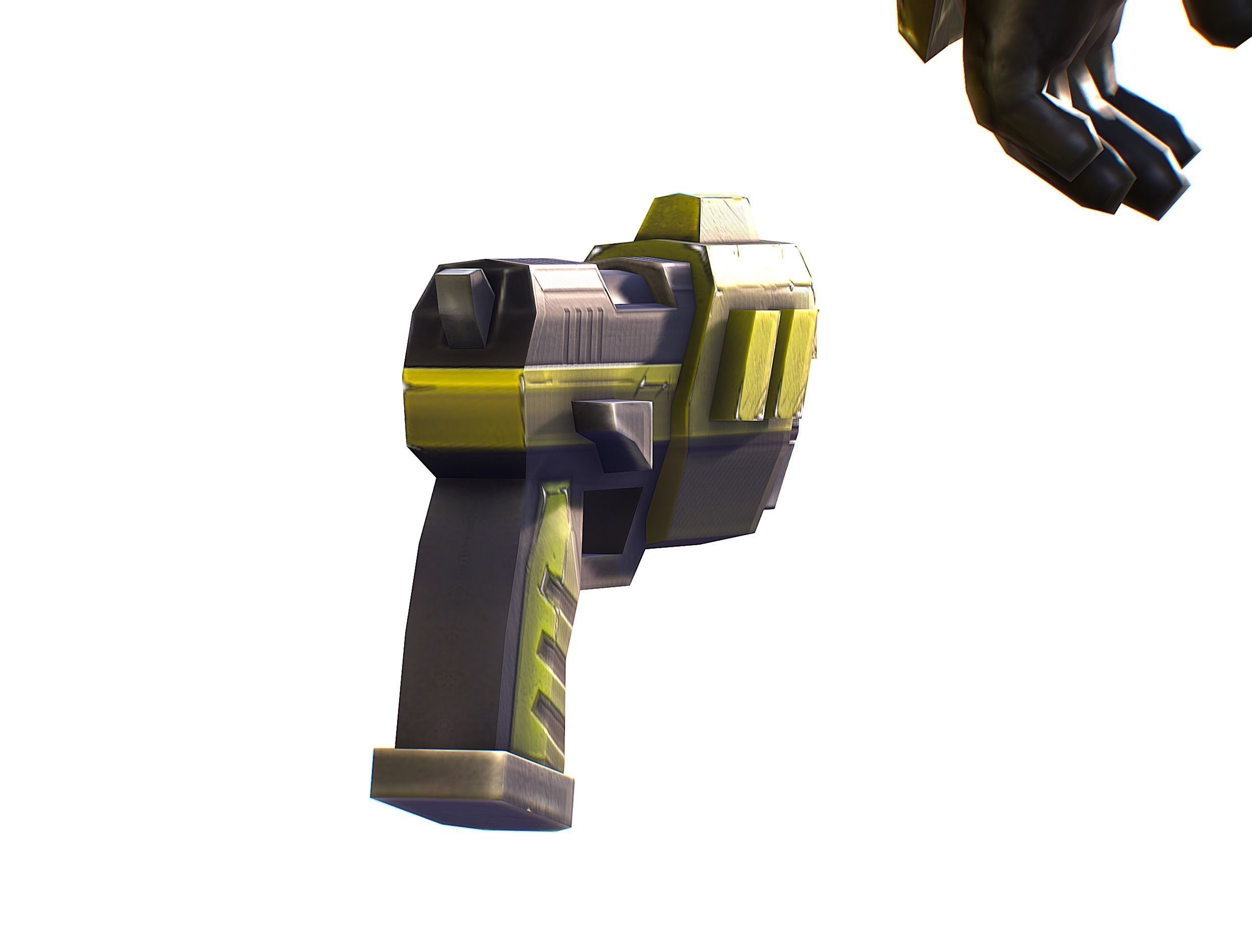 Sci-Fi Man Cyborg male Drone Trooper Soldier Low-poly 3D model_47