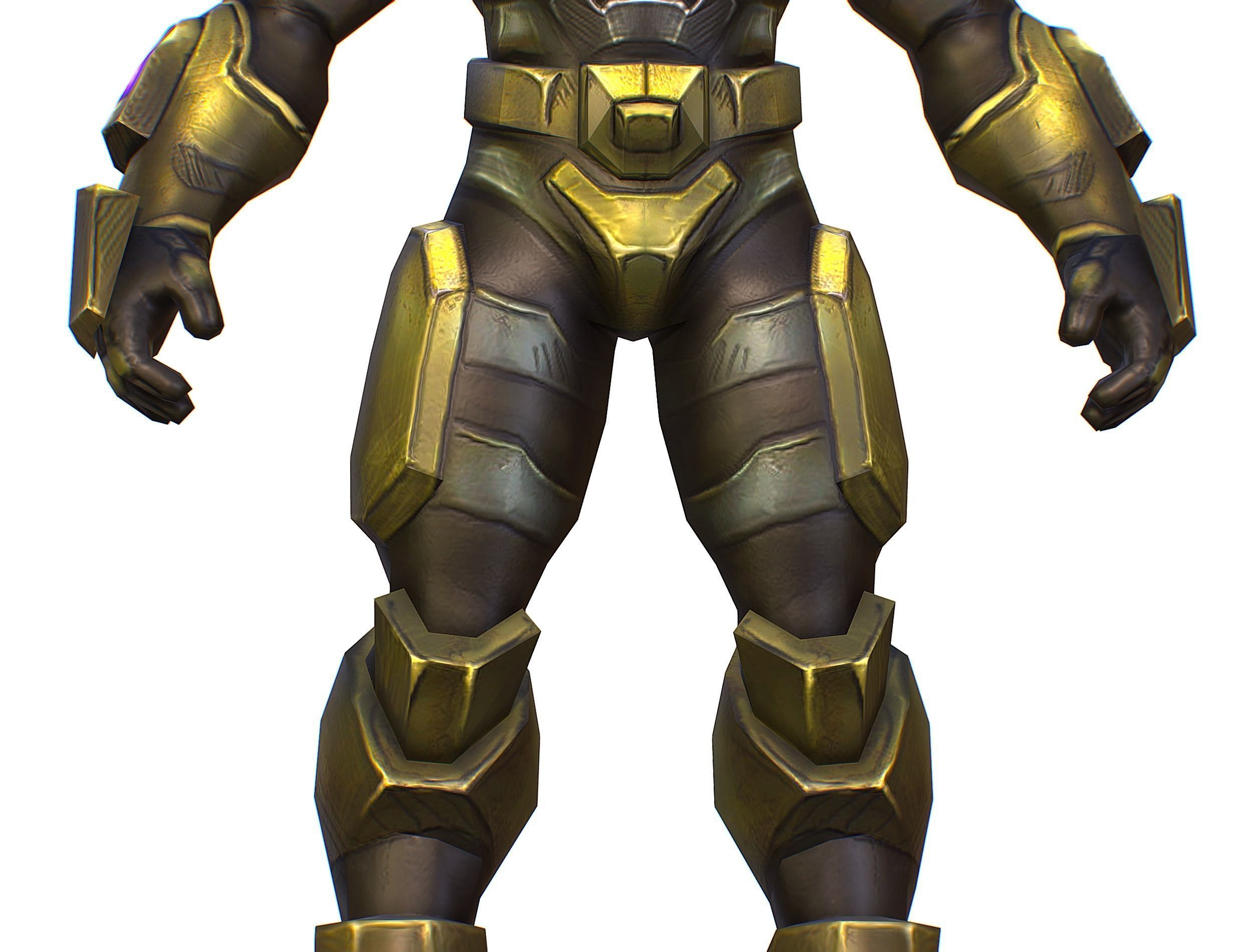 Sci-Fi Man Cyborg male Drone Trooper Soldier Low-poly 3D model_21