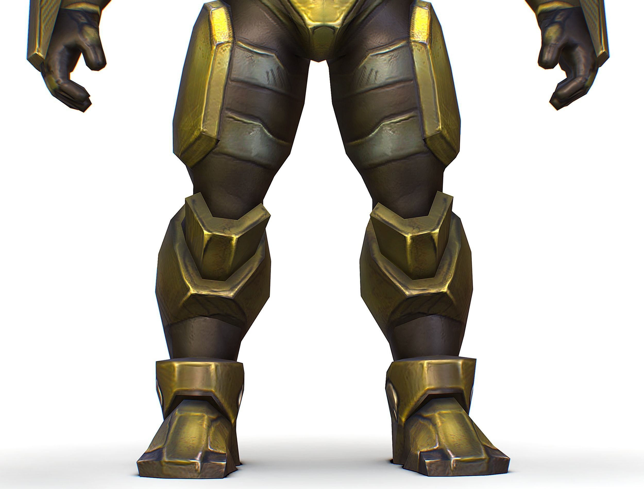 Sci-Fi Man Cyborg male Drone Trooper Soldier Low-poly 3D model_22