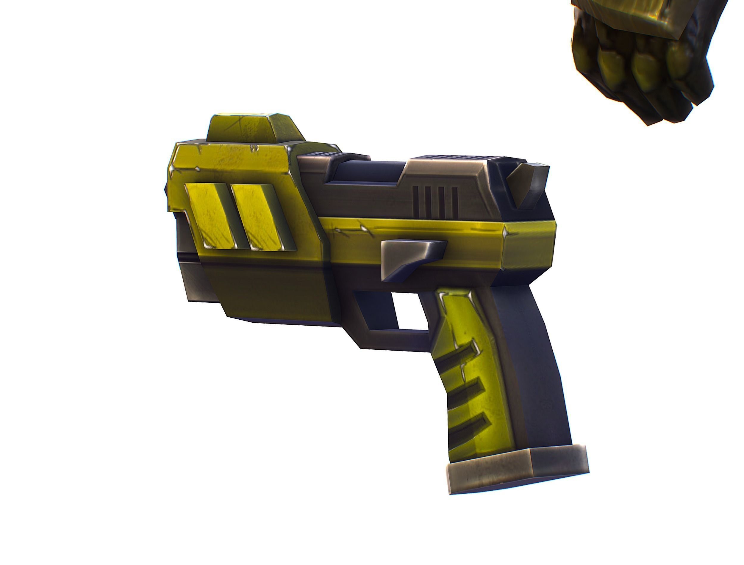 Sci-Fi Man Cyborg male Drone Trooper Soldier Low-poly 3D model_49