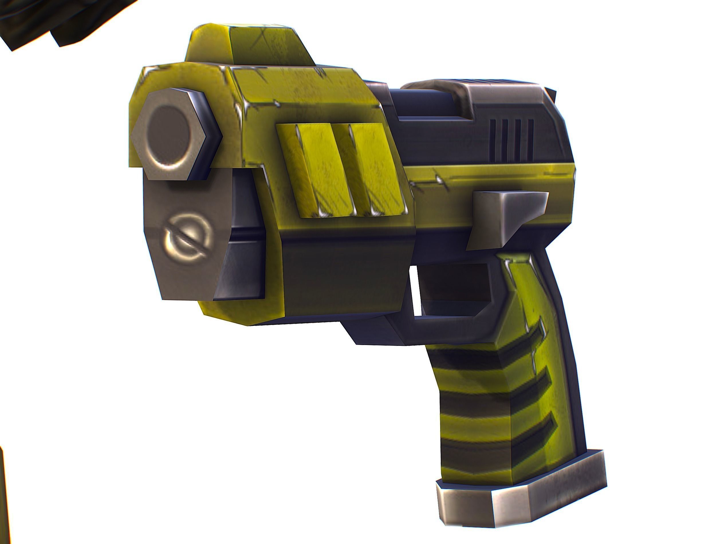 Sci-Fi Man Cyborg male Drone Trooper Soldier Low-poly 3D model_43