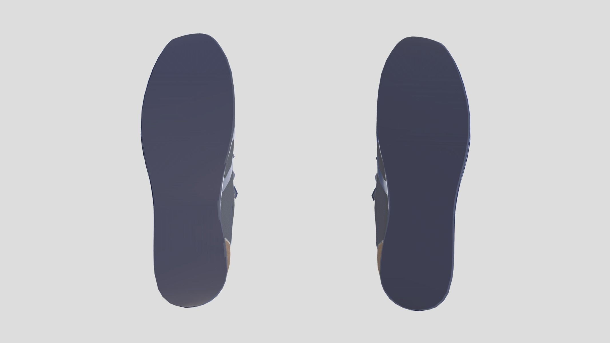 Sneakers 3 Low Poly Low-poly 3D model_10
