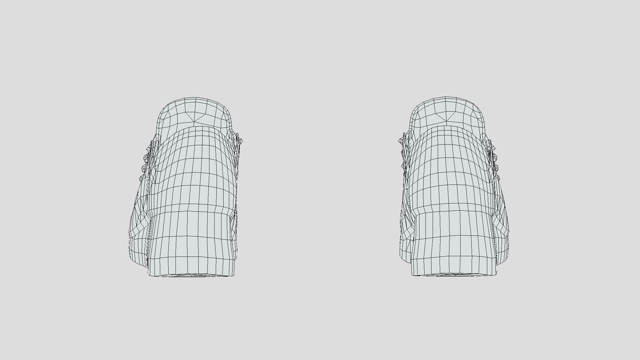 Sneakers 3 Low Poly Low-poly 3D model_7