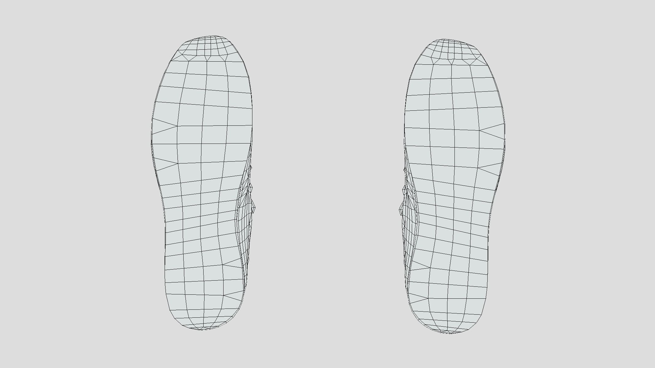 Sneakers 3 Low Poly Low-poly 3D model_11