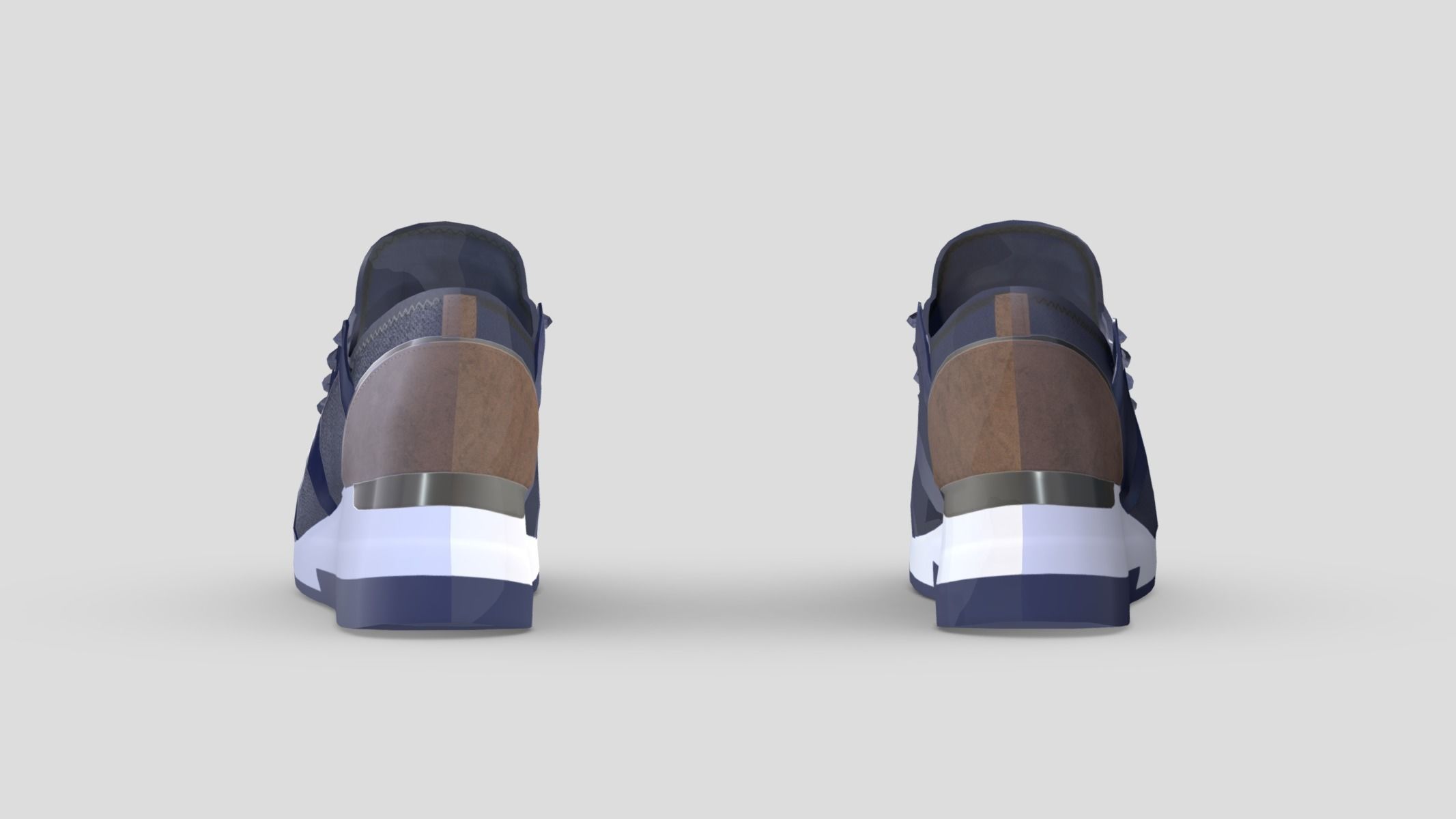 Sneakers 3 Low Poly Low-poly 3D model_6