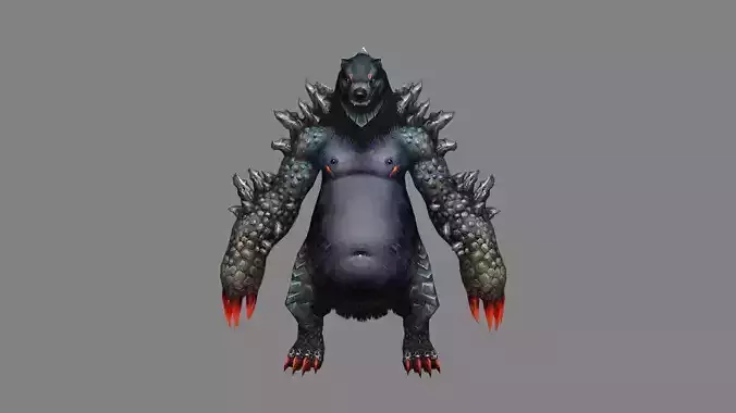 Godzilla - black bear monster