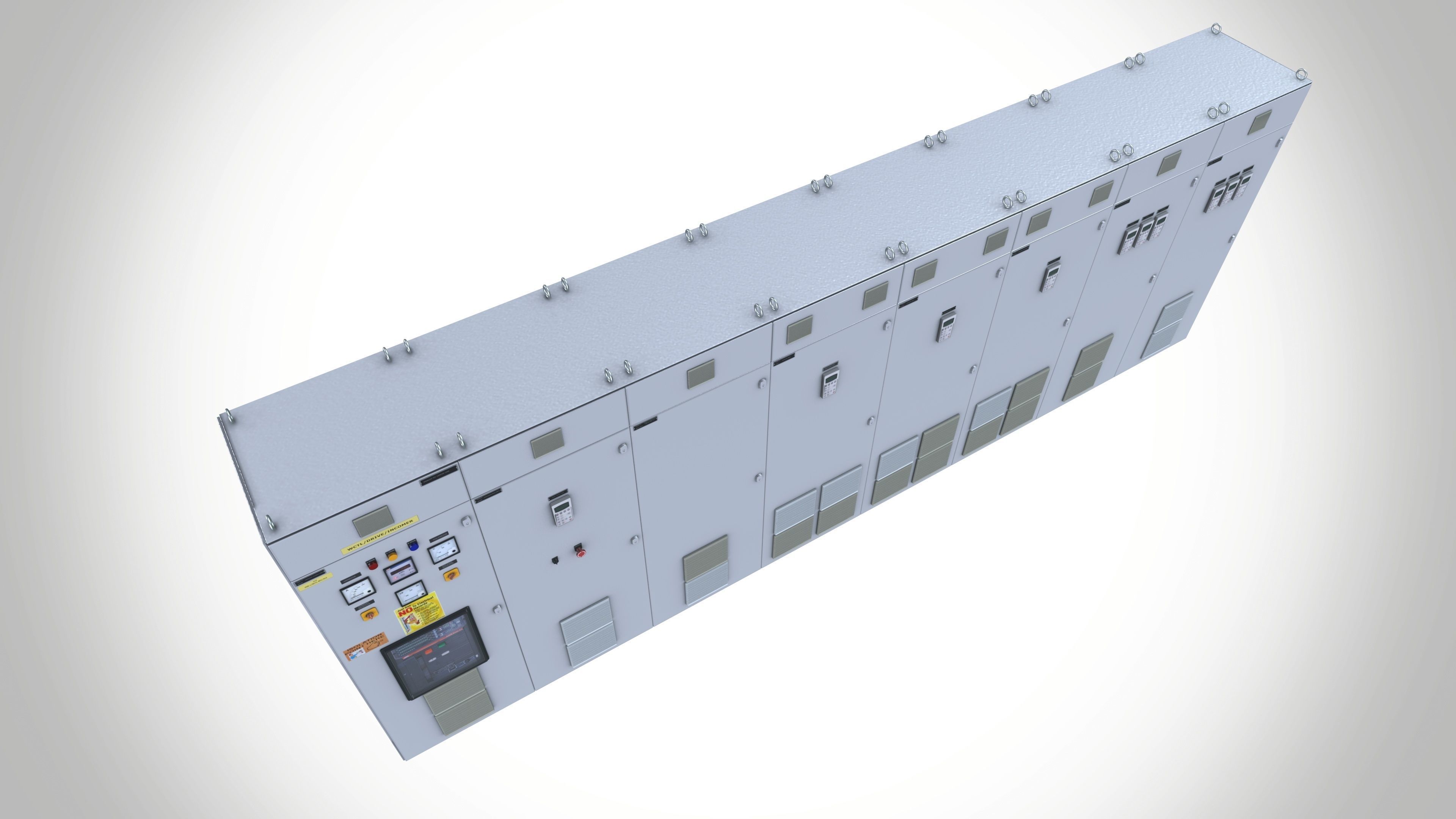Electrical fuse box 4 3D model_5