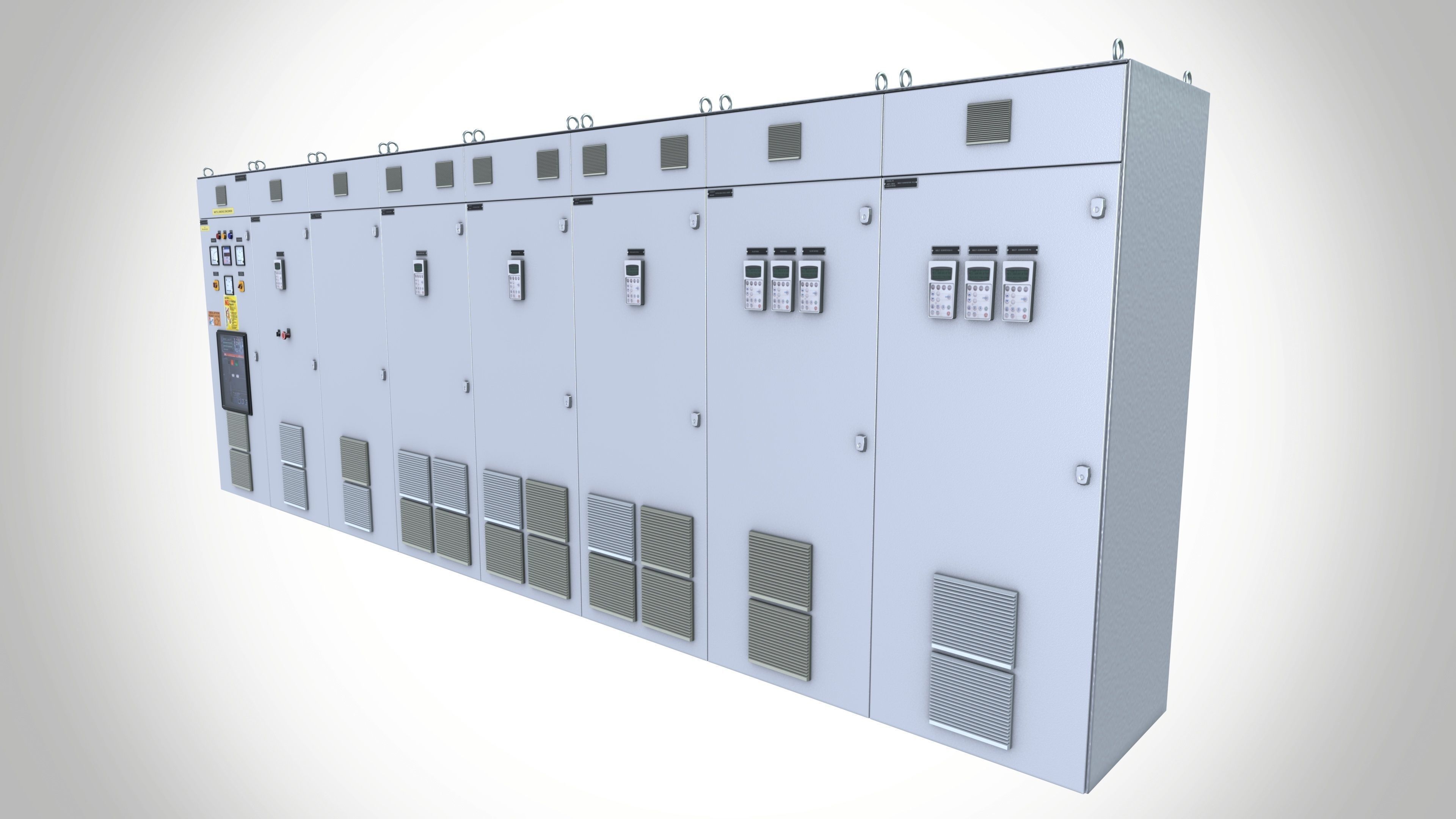 Electrical fuse box 4 3D model_2