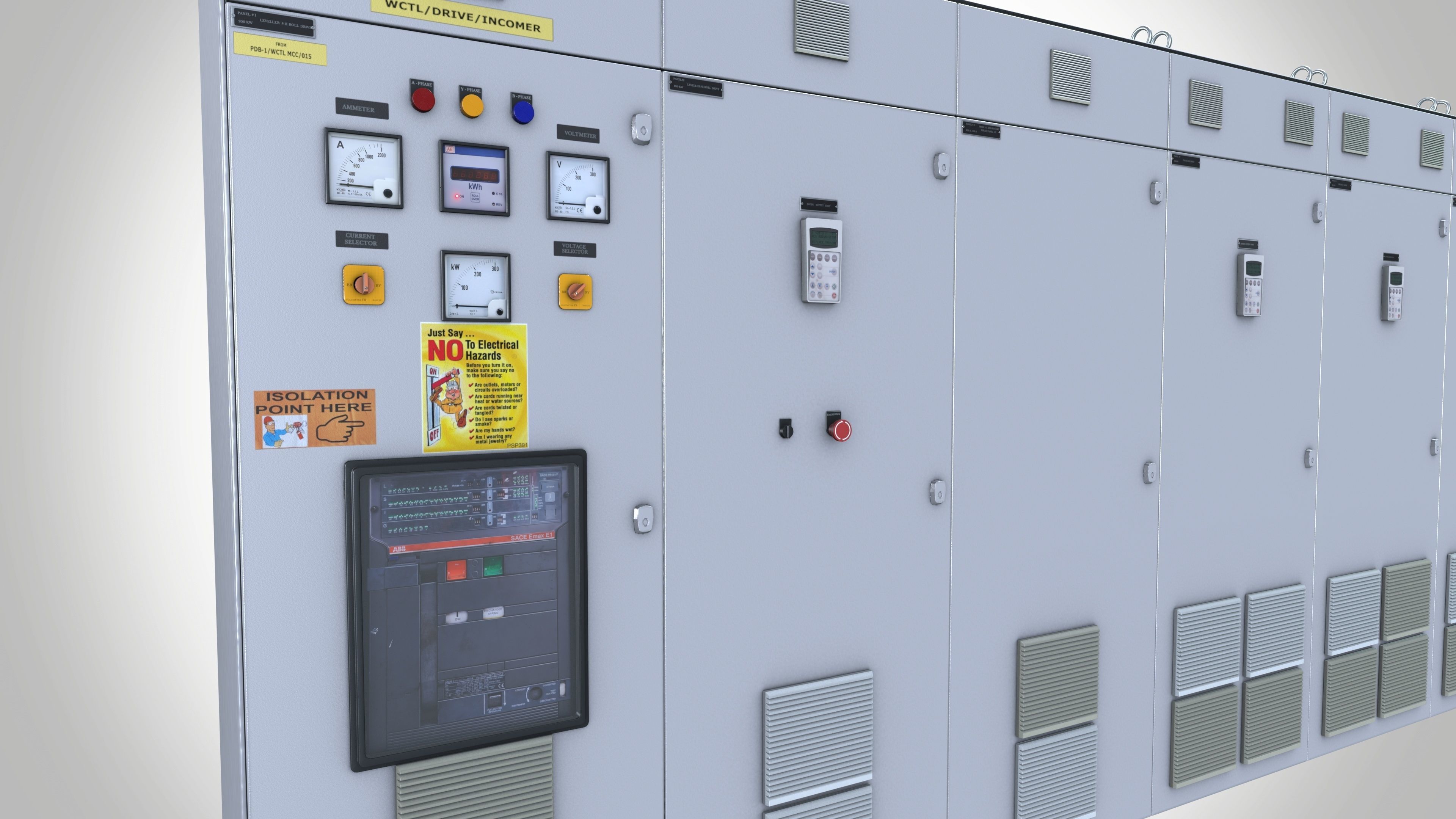 Electrical fuse box 4 3D model_8