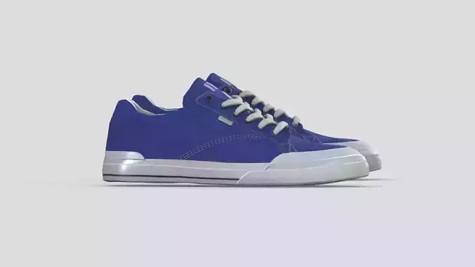 Sneakers Low Poly Low-poly 3D model