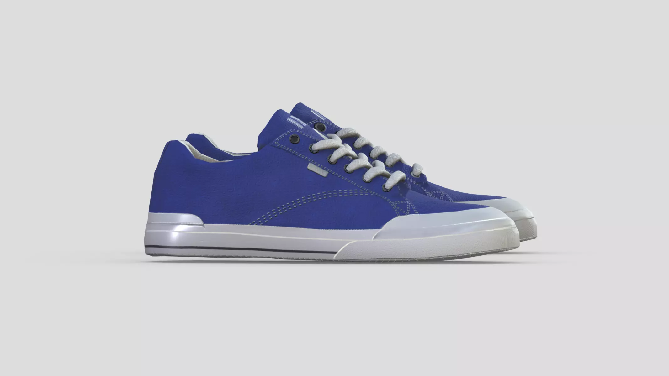 Sneakers Low Poly Low-poly 3D model_0