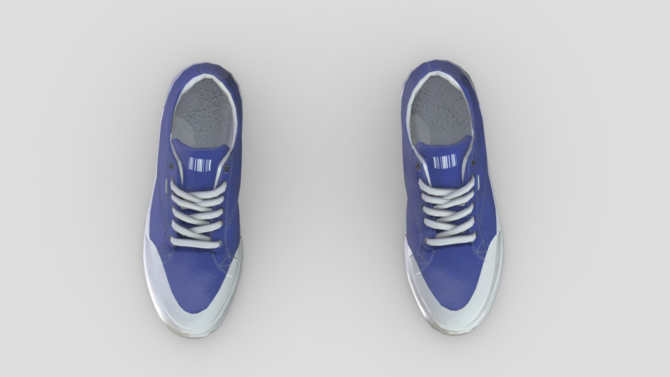 Sneakers Low Poly Low-poly 3D model_8