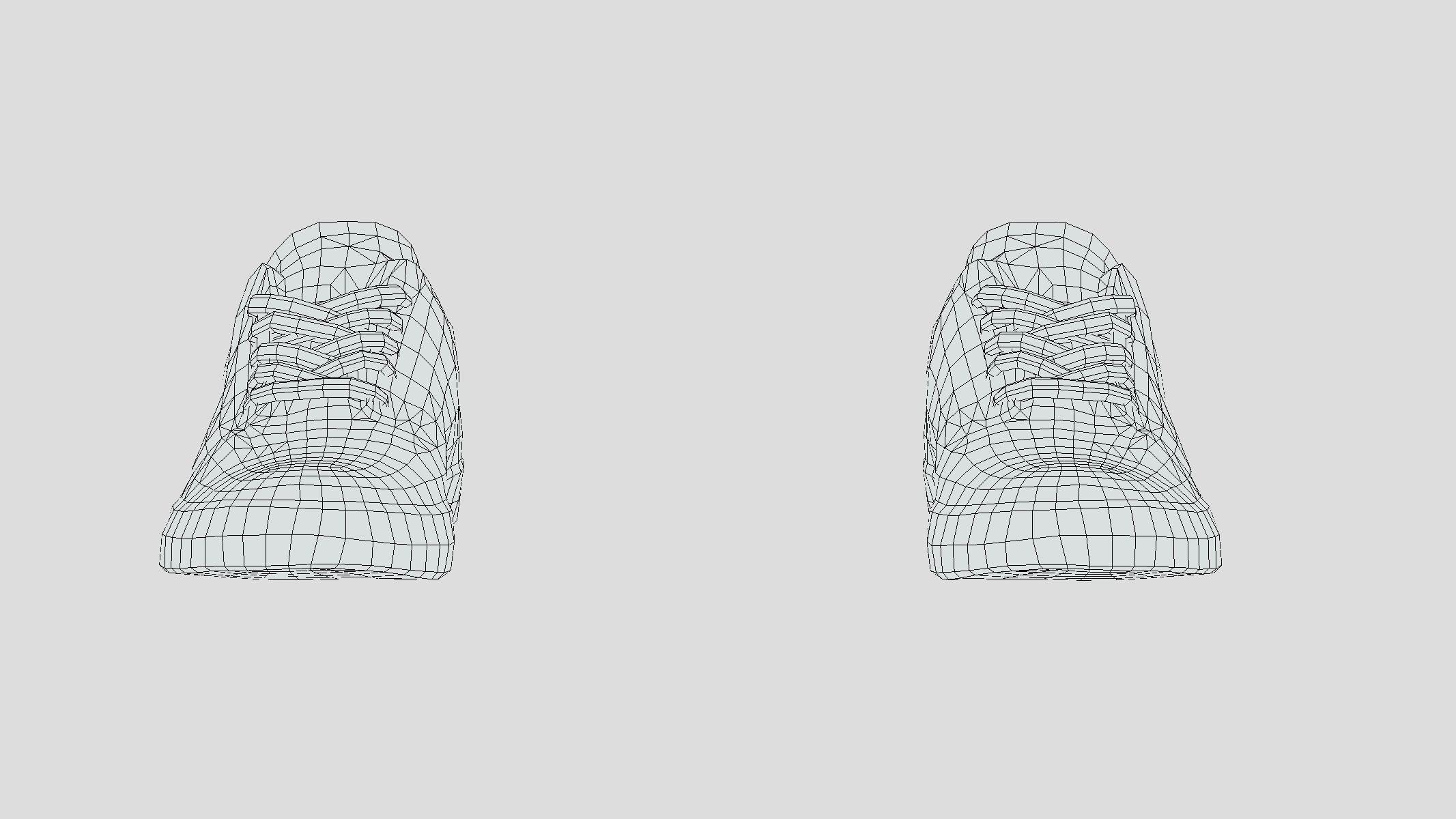 Sneakers Low Poly Low-poly 3D model_5