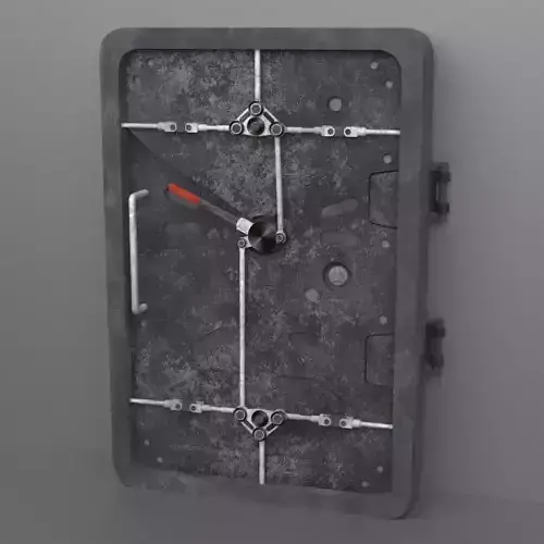 Futuristic Door 3D model Futuristic Door 3D model