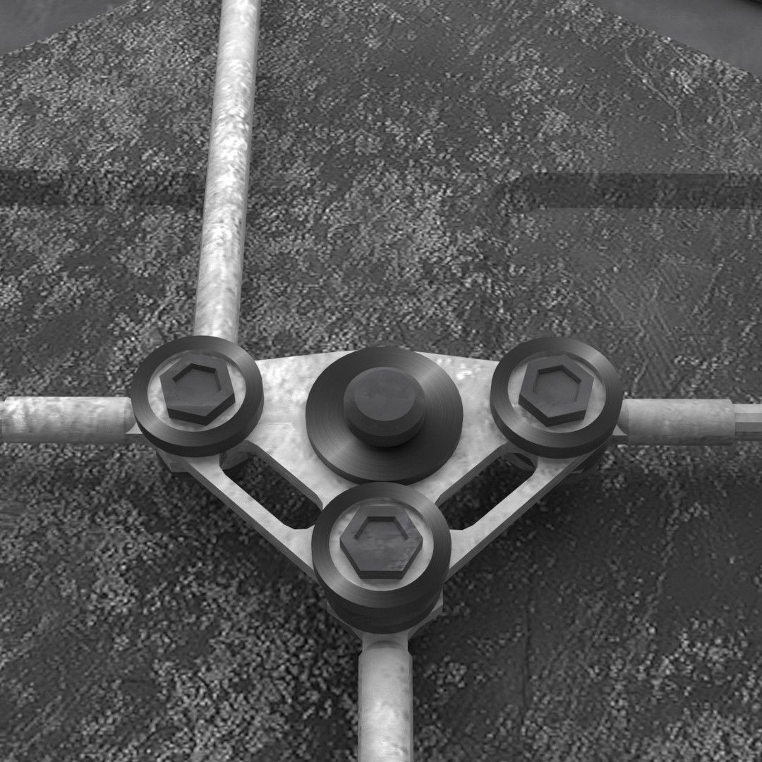 Futuristic Door 3D model_11