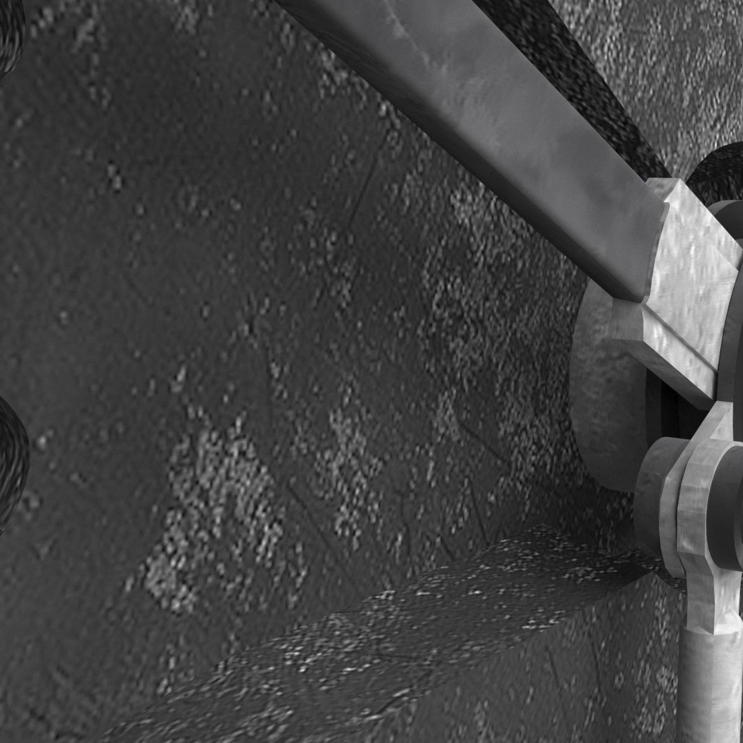 Futuristic Door 3D model_7