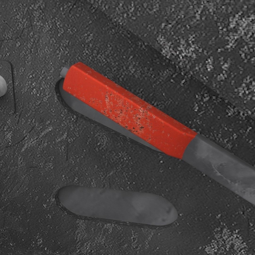 Futuristic Door 3D model_15