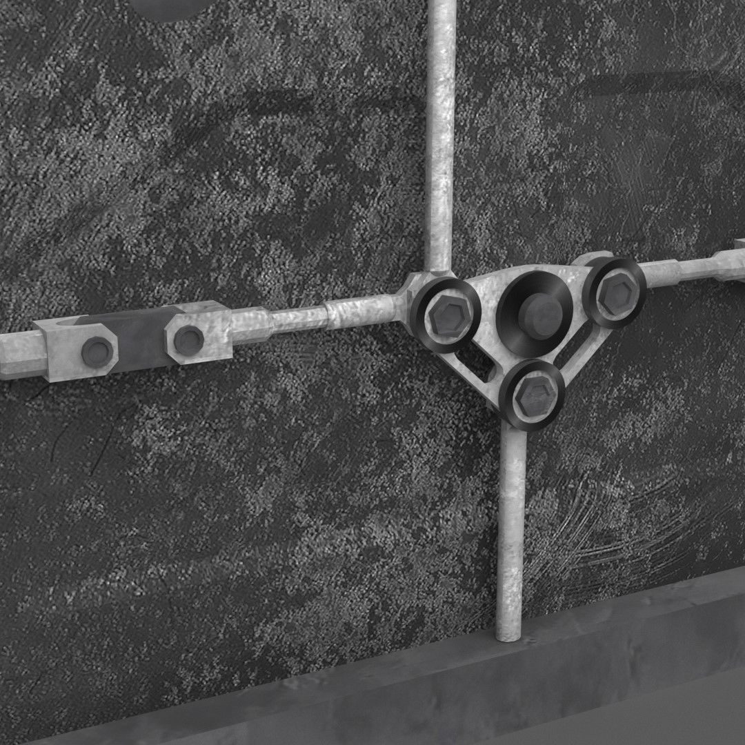 Futuristic Door 3D model_8