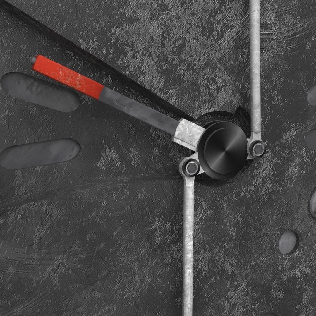 Futuristic Door 3D model_5