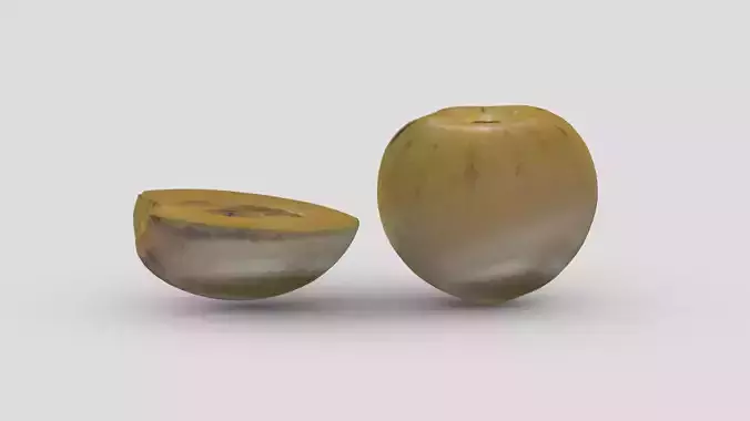 Solanum Muricatum Low Poly Low-poly 3D model